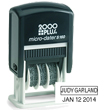 Need self-inking date stamp? Shop our Cosco 2000 Plus Date Stamps. Choose ink color, font style and custom text, year band good for 7 years.