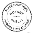 Looking for state stamp embossers? Check out our Trodat P1 round Alabama notary public stamp embosser at the EZ Custom Stamps Store.