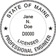 Looking for professional engineer stamps? Our Maine professional engineer stamps are available in several mount options, check them out at the EZ Custom Stamps Store.