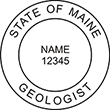 Need a professional geologist stamp in Maine? Create your own custom geologist stamp on the EZ Custom Stamps Store today!