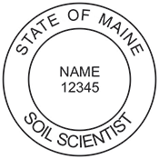 Looking for soil scientist stamps? Check out our Maine soil scientist stamps at the EZ Custom Stamps Store. Available in several mount options.