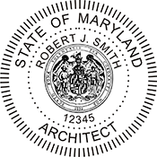 Shopping for Maryland architect stamps? Browse our collection of official Maryland Professional Stamps and Seals here.