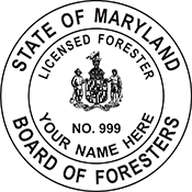 Need a professional forester stamp in Maryland? Create your own custom forester stamp on the EZ Custom Stamps Store today!