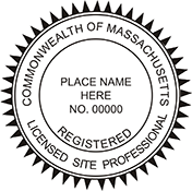 In need of a licensed site professional stamp? Check out our Massachusetts Licensed Site Professional Stamps at the EZ Custom Stamps Store.