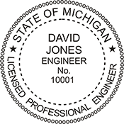 Looking for professional engineer stamps? Our Michigan professional engineer stamps are available in several mount options, check them out at the EZ Custom Stamps Store.