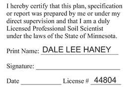 Do you need a custom Minnesota soil scientist stamp? EZ Office Products offers all the custom stamps you could need or want, such as state soil scientist stamps.