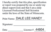Do you need a custom Minnesota soil scientist stamp? EZ Office Products offers all the custom stamps you could need or want, such as state soil scientist stamps.