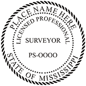 Do you need a custom Mississippi surveyor stamp? EZ Office Products offers all the custom stamps you could need or want, such as state surveyor stamps.