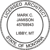 Looking for professional Architect Stamps for Montana? Shop our collection of Official State of Montana Stamps online now.