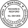 Looking for professional engineer stamps? Our Montana professional engineer and land surveyor stamps are available in several mount options, check them out at the EZ Custom Stamps Store.