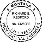 Looking for professional engineer stamps? Our Montana professional engineer stamps are available in several mount options, check them out at the EZ Custom Stamps Store.