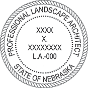 Need a landscape architect stamp? Check out our Nebraska professional landscape architect stamp at the EZ Custom Stamps Store.