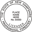 Need a professional forester stamp in New Hampshire? Create your own custom forester stamp on the EZ Custom Stamps Store today!