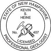 Need a professional geologist stamp in New Hampshire? Create your own custom geologist stamp on the EZ Custom Stamps Store today!
