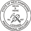 Need a professional geologist stamp in New Hampshire? Create your own custom geologist stamp on the EZ Custom Stamps Store today!