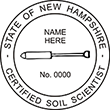 Do you need a custom New Hampshire soil scientist stamp? EZ Office Products offers all the custom stamps you could need or want, such as state soil scientist stamps.