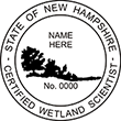 Shopping for a New Hampshire wetland scientist stamp? Available in several mount options, buy it here on the EZ Custom Stamps store today.