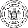 Looking for a landscape architect stamp? Buy this New York registered landscape architect stamp at the EZ Custom Stamps Store.