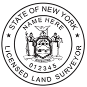 Looking for land surveyor stamps? Shop our New York licensed land surveyor stamp at the EZ Custom Stamps Store. Available in several mount options.