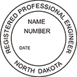 Looking for professional engineer stamps? Our North Dakota professional engineer stamps are available in several mount options, check them out at the EZ Custom Stamps Store.