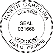Need a professional geologist stamp in North Carolina? Create your own custom geologist stamp on the EZ Custom Stamps Store today!