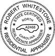 Looking for a real estate appraiser stamp for the state of North Carolina? Find your occupation stamp on the EZ Custom Stamps store today.