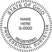 Do you need a custom Ohio surveyor stamp? EZ Office Products offers all the custom stamps you could need or want, such as state surveyor stamps.