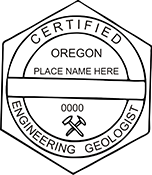Looking for professional engineer stamps? Our Oregon professional engineering geologist stamps are available in several mount options, check them out at the EZ Custom Stamps Store.