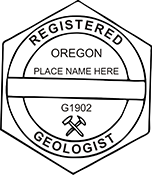Need a professional geologist stamp in Oregon? Create your own custom geologist stamp on the EZ Custom Stamps Store today!