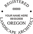 Need a landscape architect stamp? Purchase an Oregon registered landscape architect stamp at the EZ Custom Stamps Store.