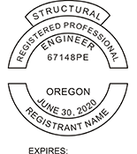 Do you need a custom Oregon structural engineer stamp? EZ Office Products offers all the custom stamps you could need or want, such as state structural engineer stamps.