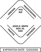 Do you need a custom Oregon traffic engineer stamp? EZ Office Products offers all the custom stamps you could need or want, such as state traffic engineer stamps.