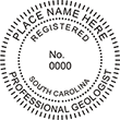 Need a professional geologist stamp in South Carolina? Create your own custom geologist stamp on the EZ Custom Stamps Store today!