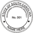 Need a landscape architect stamp? Check out our South Carolina registered landscape architect stamps at the EZ Custom Stamps Store.