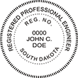 Looking for professional engineer stamps? Our South Dakota professional engineer stamps are available in several mount options, check them out at the EZ Custom Stamps Store.