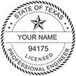 Looking for professional engineer stamps? Our Texas professional engineer stamps are available in several mount options, check them out at the EZ Custom Stamps Store.