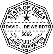 Looking for land surveyor stamps? Shop our Texas registered professional land surveyor stamp at the EZ Custom Stamps Store. Available in several mount options.