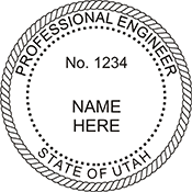 Looking for professional engineer stamps? Our Utah professional engineer stamps are available in several mount options, check them out at the EZ Custom Stamps Store.