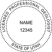 Need a professional geologist stamp in Utah? Create your own custom geologist stamp on the EZ Custom Stamps Store today!