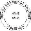 Need a professional geologist stamp in Utah? Create your own custom geologist stamp on the EZ Custom Stamps Store today!