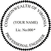 Looking for professional engineer stamps? Our Virginia professional engineer stamps are available in several mount options, check them out at the EZ Custom Stamps Store.