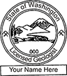 Need a professional geologist stamp in Washington? Create your own custom geologist stamp on the EZ Custom Stamps Store today!