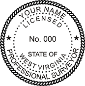 Do you need a custom West Virginia surveyor stamp? EZ Office Products offers all the custom stamps you could need or want, such as state surveyor stamps.