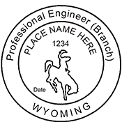 Looking for professional engineer stamps? Our Wyoming professional engineer stamps are available in several mount options, check them out at the EZ Custom Stamps Store.