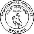 Need a professional geologist stamp in Wyoming? Create your own custom geologist stamp on the EZ Custom Stamps Store today!