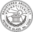 Looking for registered architect professional seal stamps for the state of Pennsylvania? Shop for your custom architect professional stamp here at the EZ Custom Stamps store.