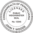 Shopping for a Pennsylvania weighmaster stamp? Available in several mount options, buy it here on the EZ Custom Stamps store today.
