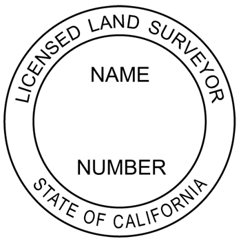 Need a licensed land surveyor stamp? Check out our Ideal California licensed land surveyor self-inking stamp at the EZ Custom Stamps Store.