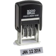 Need self-inking stamp daters? Shop our Cosco 2000 Plus S120 non customizable, micro-line self-inking stamp dater at the EZ Custom Stamps Store.