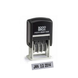 Need self-inking stamp daters? Shop our Cosco 2000 Plus S120 non customizable, micro-line self-inking stamp dater at the EZ Custom Stamps Store.